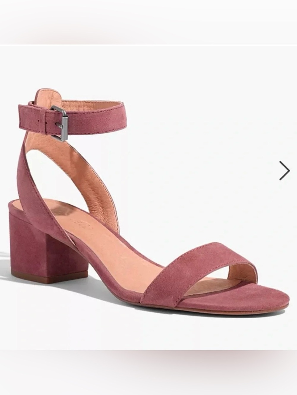 Madewell Alice Sandals in Suede, Autumn Berry